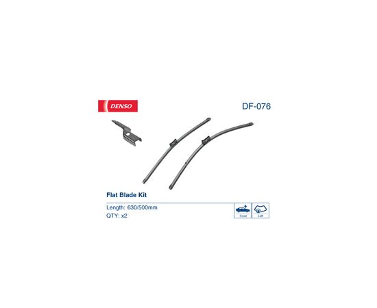 Щетка стеклоочистителя Denso DF-076, изображение 3 Щетка стеклоочистителя Denso DF-076, изображение 3