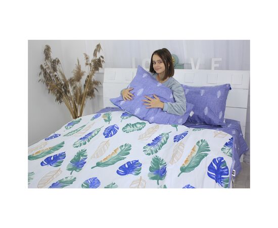 Постельное белье MirSon Бязь Premium 17-0274 Seaweed двухспальный (2200002111935), изображение 4