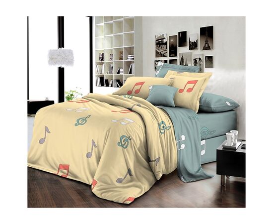Постельное белье MirSon Бязь Premium 17-0421 Music King Size (2200002949576)