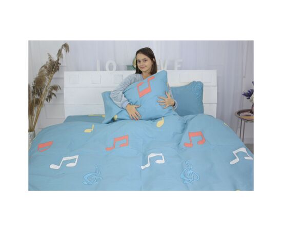 Постельное белье MirSon Бязь Premium 17-0421 Music Полуторный (2200002949569), изображение 4