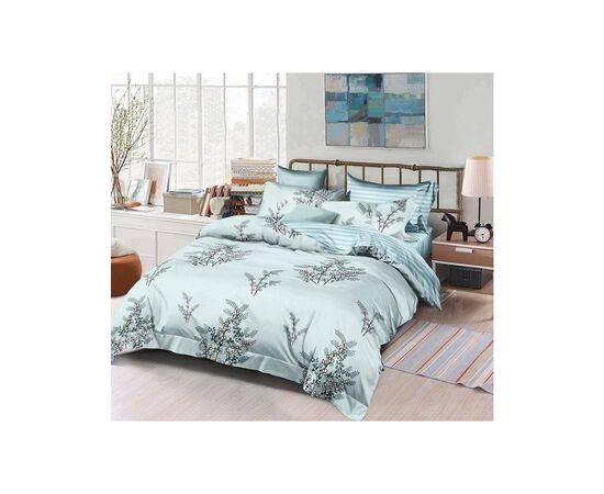 Простирадло MirSon Сатин Premium 22-1159 Hadrinn 200x220 см (2200001982567)
