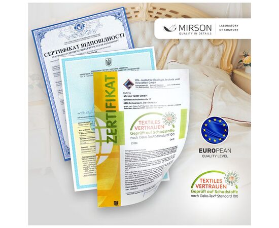 Простынь MirSon Сатин Premium 22-1175 Mississippi 240x260 см (2200002123891), изображение 9