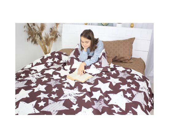 Простынь MirSon Сатин Premium 22-1255 Arasari 180х220 см (2200002954402), изображение 4