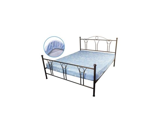 Простынь Руно бязь на резинке Blue Star 90х200 см (503.114У_Blue star)