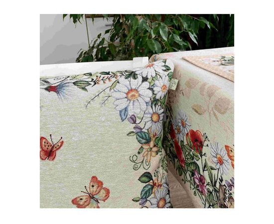 Наволочка Прованс декоративная гобеленовая Alicia 45х45 Бабочки и цветы (4823093430815), изображение 4 Наволочка Прованс декоративная гобеленовая Alicia 45х45 Бабочки и цветы (4823093430815), изображение 4