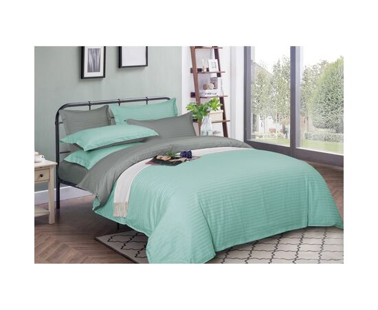 Пододеяльник MirSon Satin Stripe 30-0014 + 30-0010 Airy 143х210 см (2200005260616)