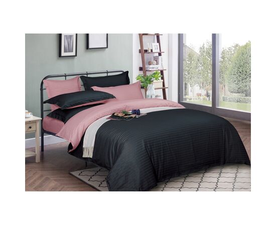 Пододеяльник MirSon Satin Stripe 30-0021 + 30-0007 Esandiora 143х210 см (2200005267813)