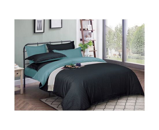 Пододеяльник MirSon Satin Stripe 30-0021 + 30-0015 Edaliz 143х210 см (2200005266816)