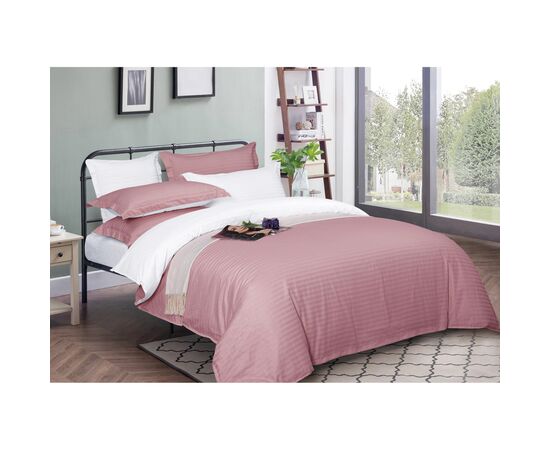 Пододеяльник MirSon Satin Stripe 30-0007 + 30-0001 Beatrisa 160х220 см (2200005257029)