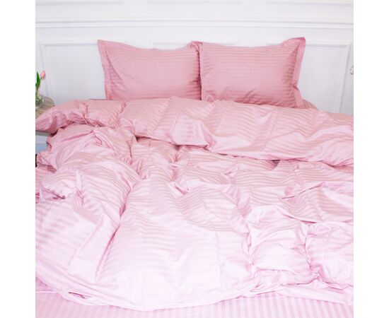 Пододеяльник MirSon Satin Stripe 30-0007 Pink 160х220 см (2200005250013)
