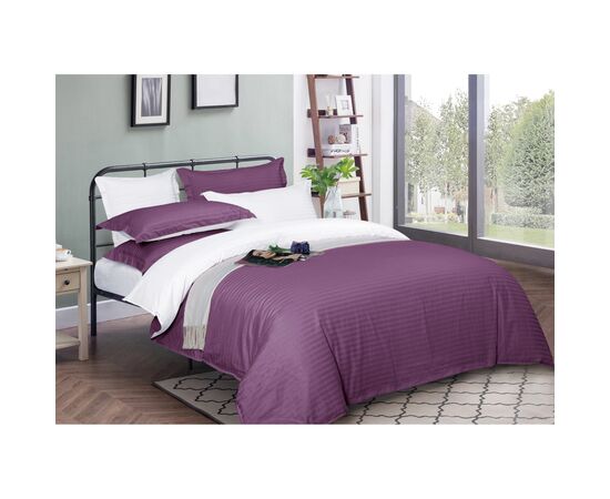 Пододеяльник MirSon Satin Stripe 30-0009 + 30-0001 Belinda 160х220 см (2200005258026)
