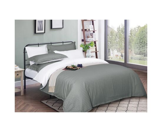 Пододеяльник MirSon Satin Stripe 30-0010 + 30-0001 Widad 160х220 см (2200005258422)