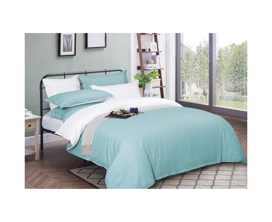 Підковдра MirSon Satin Stripe 30-0013 + 30-0001 Gilberta 160х220 см (2200005259221)