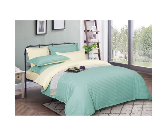 Пододеяльник MirSon Satin Stripe 30-0014 + 30-0002 Fleshly 160х220 см (2200005260227)