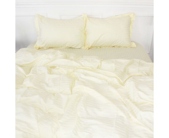 Пододеяльник MirSon Satin Stripe 30-0001 White 175х210 см (2200005245828)
