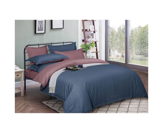 Пододеяльник MirSon Satin Stripe 30-0020 + 30-0008 Lovelin 175х210 см (2200005266038)