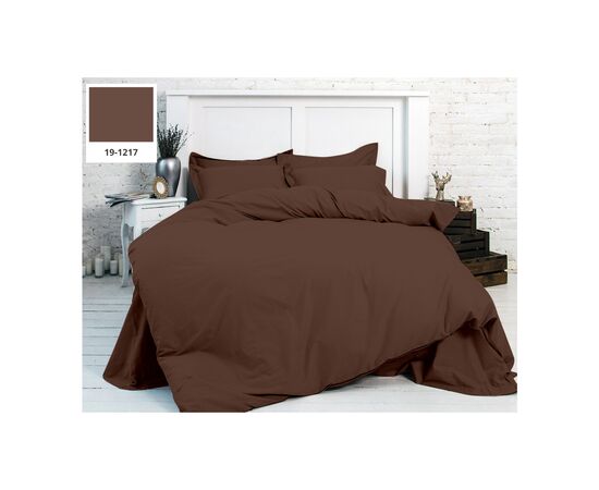 Підковдра MirSon Бязь Premium 19-1217 Chocolate Perla 143х210 см (2200000953452)