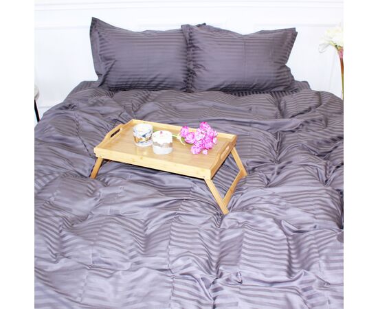 Пододеяльник MirSon Satin Stripe 30-0011 Gray 200х220 см (2200005251713)