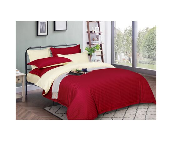 Підковдра MirSon Satin Stripe 30-0018 + 30-0002 Karimi 200х220 см (2200005264041)