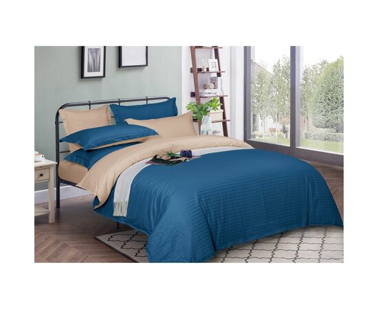 Пододеяльник MirSon Satin Stripe 30-0019 + 30-0004 Leynadin 200х220 см (2200005264843)