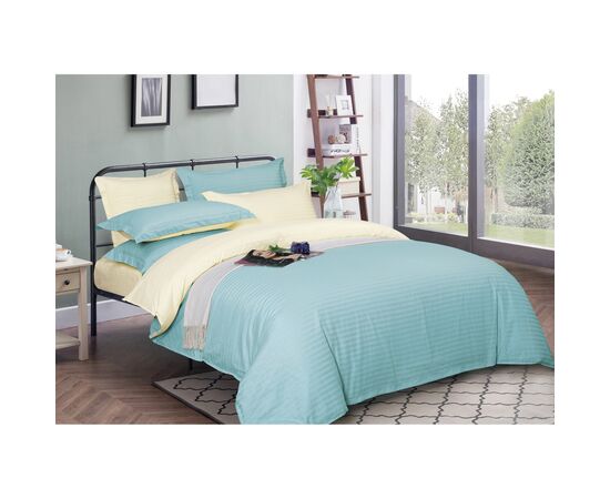 Пододеяльник MirSon Satin Stripe 30-0013 + 30-0002 Sensuous 220х240 см (2200005259450)