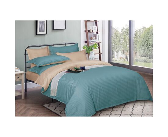 Пододеяльник MirSon Satin Stripe 30-0015 + 30-0004 Gavenia 220х240 см (2200005261057)