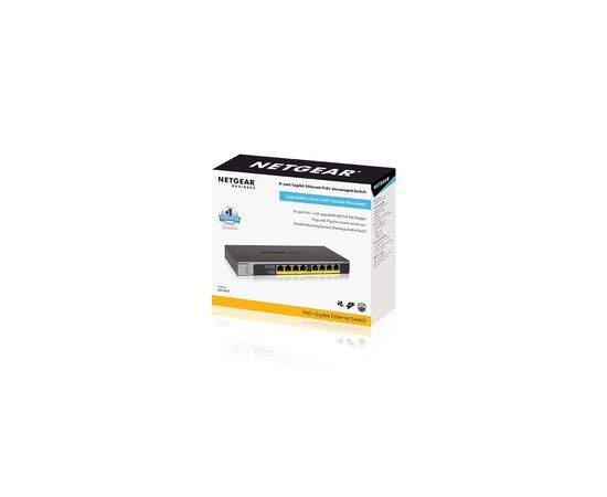 Коммутатор сетевой Netgear GS108LP-100EUS, изображение 5 Коммутатор сетевой Netgear GS108LP-100EUS, изображение 5