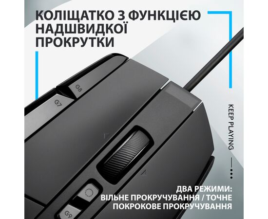 Мышка Logitech G502 X USB Black (910-006138), изображение 3 Мышка Logitech G502 X USB Black (910-006138), изображение 3
