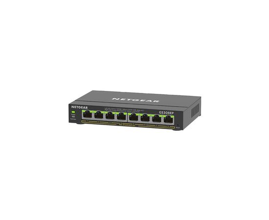 Коммутатор сетевой Netgear GS308EP-100PES, изображение 2 Коммутатор сетевой Netgear GS308EP-100PES, изображение 2