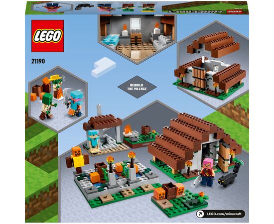 Конструктор LEGO Minecraft Покинутое село 422 деталей (21190), изображение 10 Конструктор LEGO Minecraft Покинутое село 422 деталей (21190), изображение 10