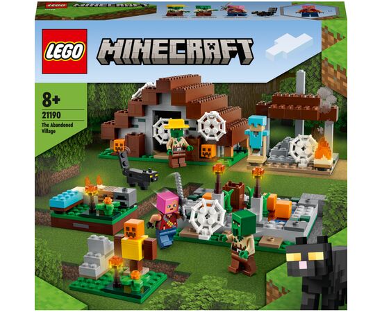 Конструктор LEGO Minecraft Покинуте село 422 деталей (21190)