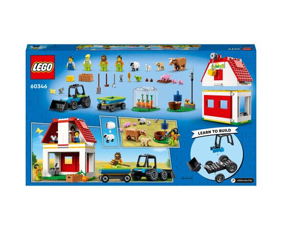 Конструктор LEGO City Farm Животные на ферме и в сарае 230 деталей (60346), изображение 10 Конструктор LEGO City Farm Животные на ферме и в сарае 230 деталей (60346), изображение 10