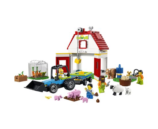 Конструктор LEGO City Farm Животные на ферме и в сарае 230 деталей (60346), изображение 9 Конструктор LEGO City Farm Животные на ферме и в сарае 230 деталей (60346), изображение 9