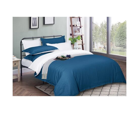 Підковдра MirSon Satin Stripe 30-0019 + 30-0001 Fatima 220х240 см (2200005264652)