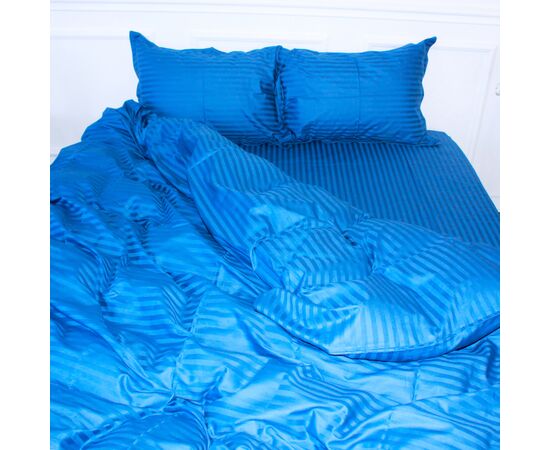 Пододеяльник MirSon Satin Stripe 30-0019 Blue 220х240 см (2200005255094)