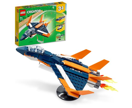 Конструктор LEGO Creator Сверхзвуковой самолет 215 деталей (31126), изображение 2 Конструктор LEGO Creator Сверхзвуковой самолет 215 деталей (31126), изображение 2