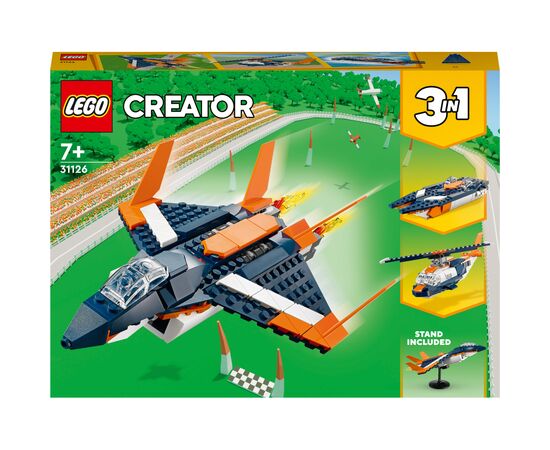 Конструктор LEGO Creator Сверхзвуковой самолет 215 деталей (31126)