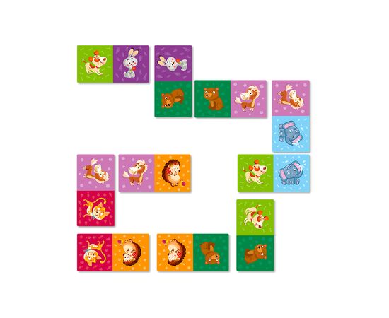 Настольная игра DoDo Домино Животные (300248), изображение 2