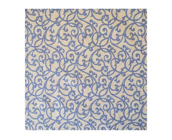 Скатерть Прованс непромокаемая Simfoni синий вензель 136х136 (4823093421974), изображение 2