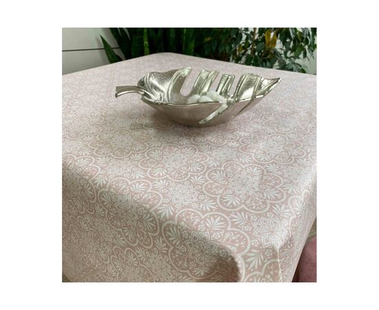 Скатерть Прованс непромокаемая Simfoni Lace on powder 180х136 (4823093428119), изображение 2