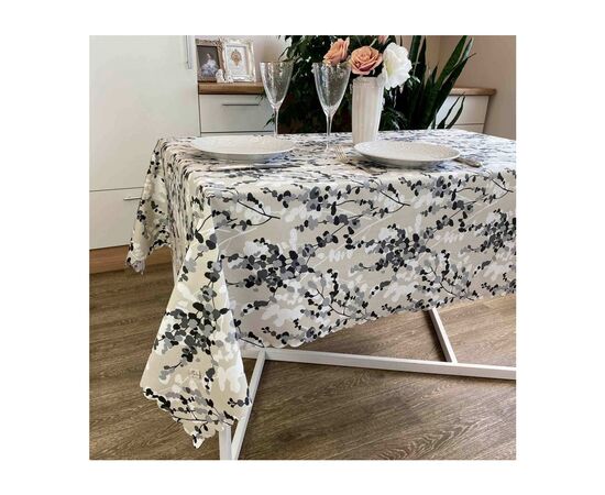 Скатерть Прованс непромокаемая Simfoni Веточки 180х136 (4823093431812), изображение 2