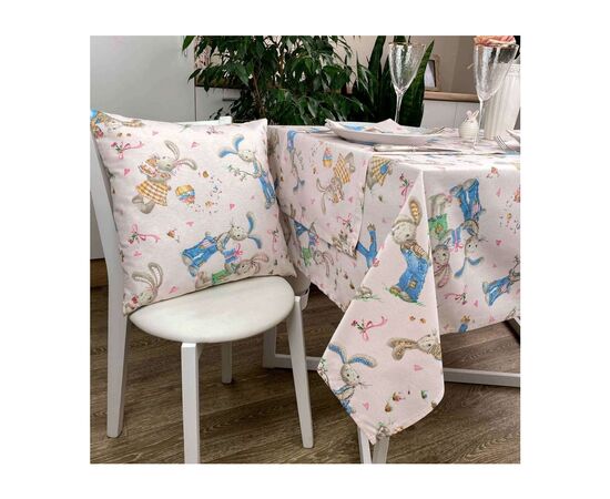 Скатерть Прованс Зайчата 120х136 (4823093430891), изображение 3 Скатерть Прованс Зайчата 120х136 (4823093430891), изображение 3