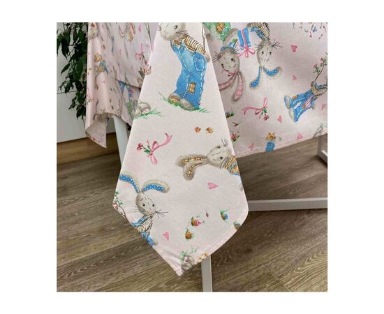 Скатерть Прованс Зайчата 120х136 (4823093430891), изображение 4 Скатерть Прованс Зайчата 120х136 (4823093430891), изображение 4
