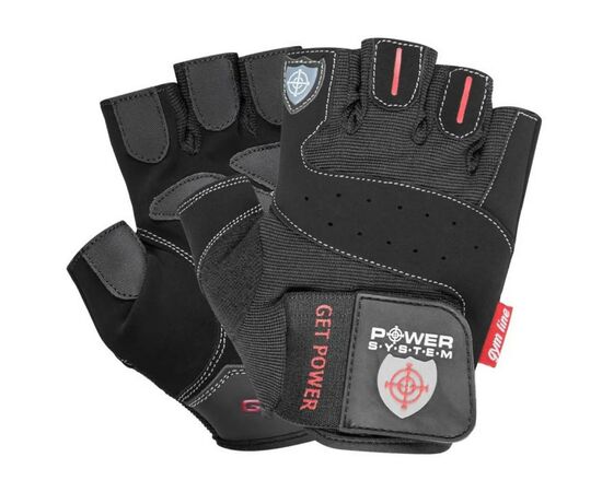 Рукавички для фітнесу Power System Get Power PS-2550 Black XL (PS-2550_XL_Black)