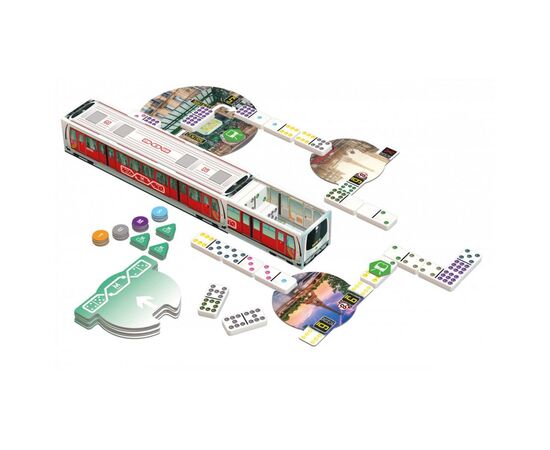 Настольная игра Tactic Метро Домино. Париж (англ.) (58930), изображение 2 Настольная игра Tactic Метро Домино. Париж (англ.) (58930), изображение 2
