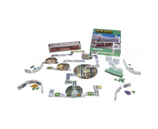 Настольная игра Tactic Метро Домино. Париж (англ.) (58930), изображение 5 Настольная игра Tactic Метро Домино. Париж (англ.) (58930), изображение 5