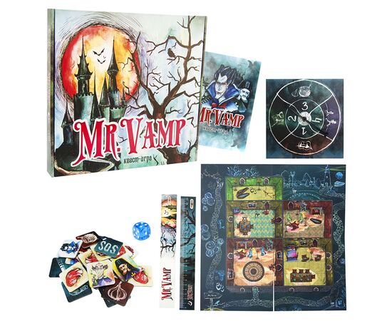 Настольная игра Strateg Mr. Vamp (4820220561169), изображение 2 Настольная игра Strateg Mr. Vamp (4820220561169), изображение 2
