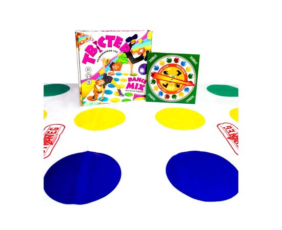 Настольная игра Strateg Твистер dance mix (укр) (4823113807085), изображение 2 Настольная игра Strateg Твистер dance mix (укр) (4823113807085), изображение 2