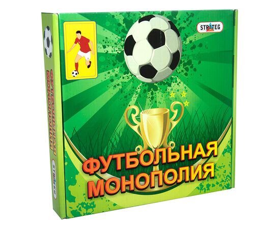Настольная игра Strateg Футбольная монополия (4820175992261)