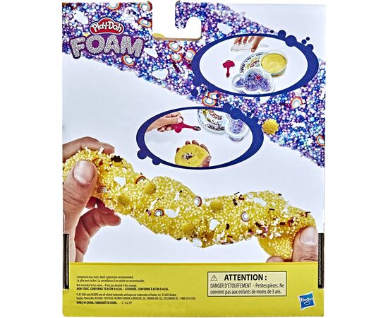 Набор для творчества Hasbro Play-Doh Foam Confetti (F5949), изображение 4 Набор для творчества Hasbro Play-Doh Foam Confetti (F5949), изображение 4